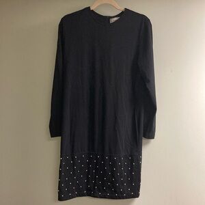 Elegant Black Long Sleeve Dress